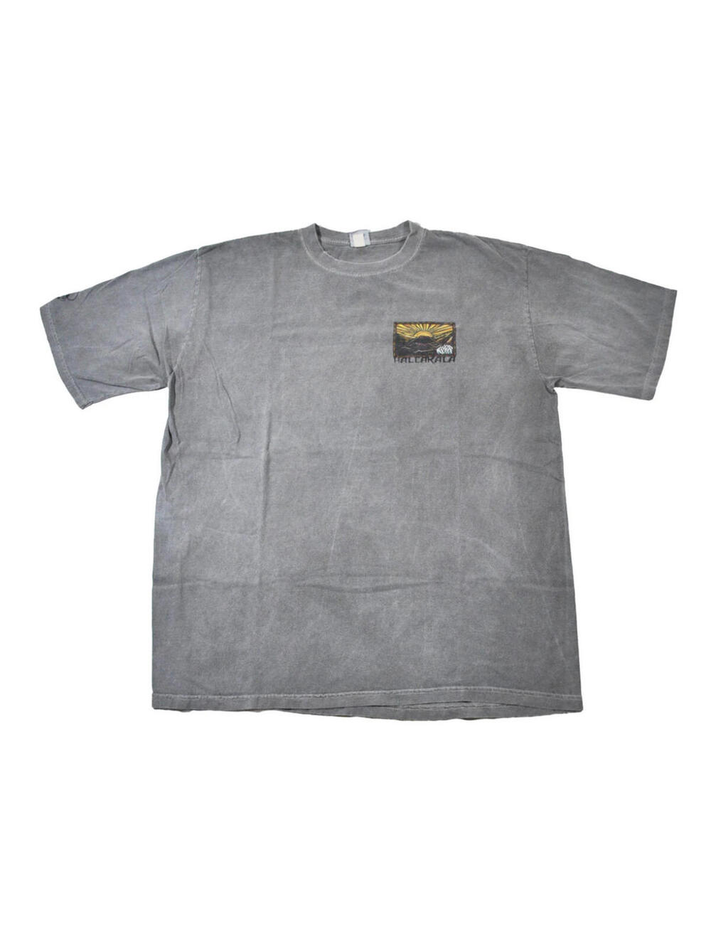 Vintage Haleakala Hawaii Gray Hawaiian State Park Shirt Size X-Large